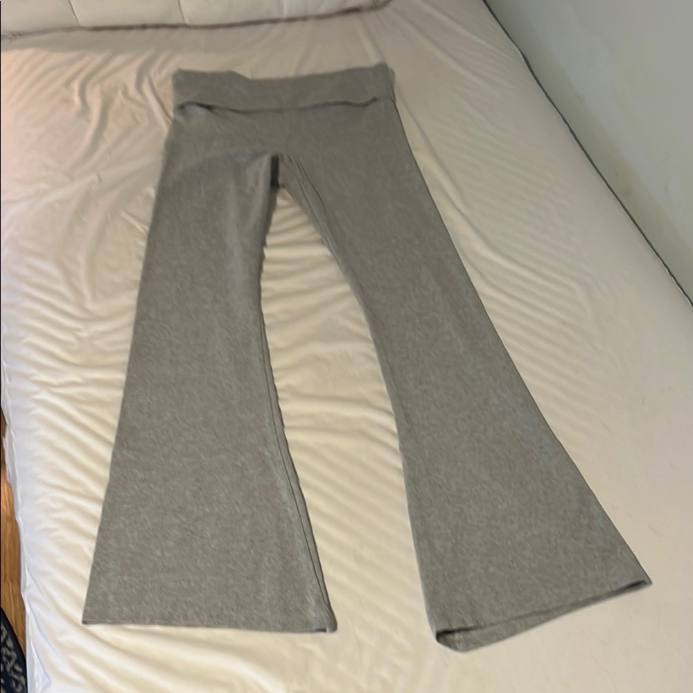 Stylish Gray Flared Pants